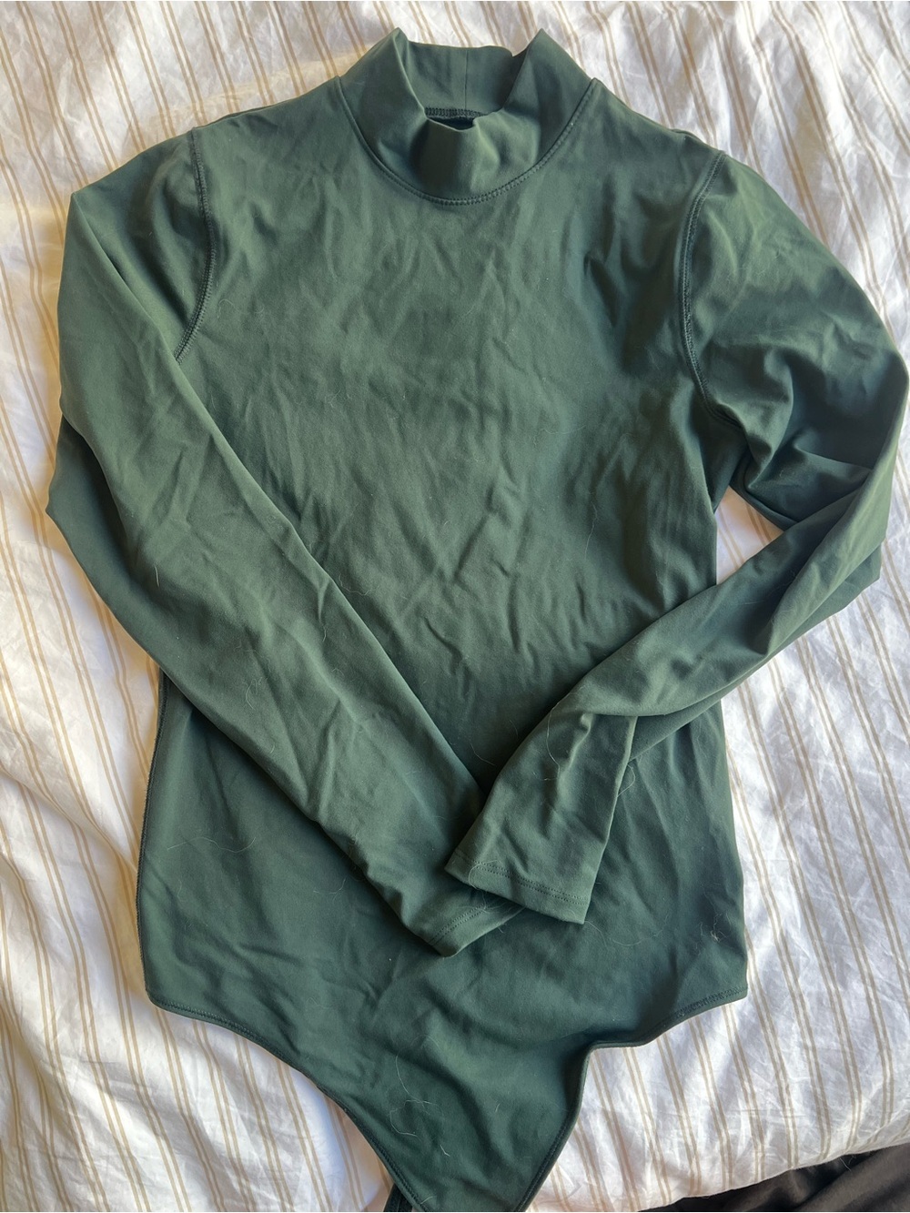Abercrombie Long Sleeve Mock Neck Bodysuit